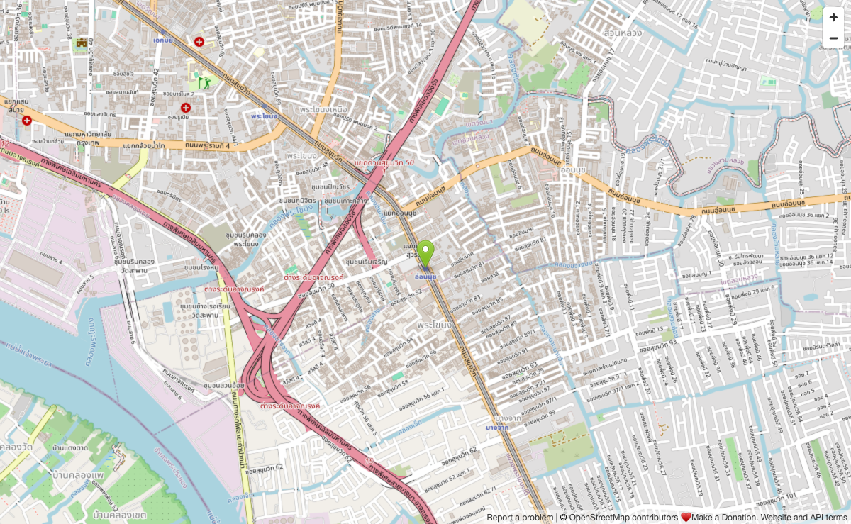 อ่อนนุช — OpenStreetMap
