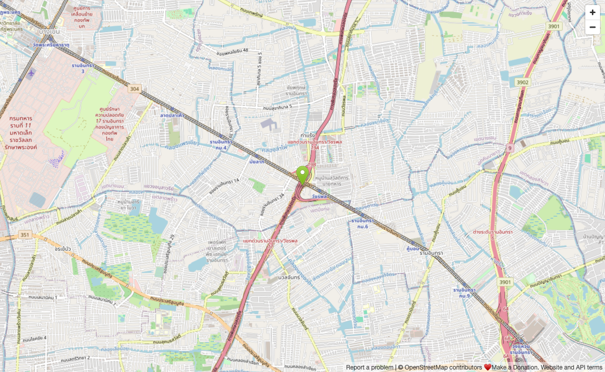 รามอินทรา — OpenStreetMap